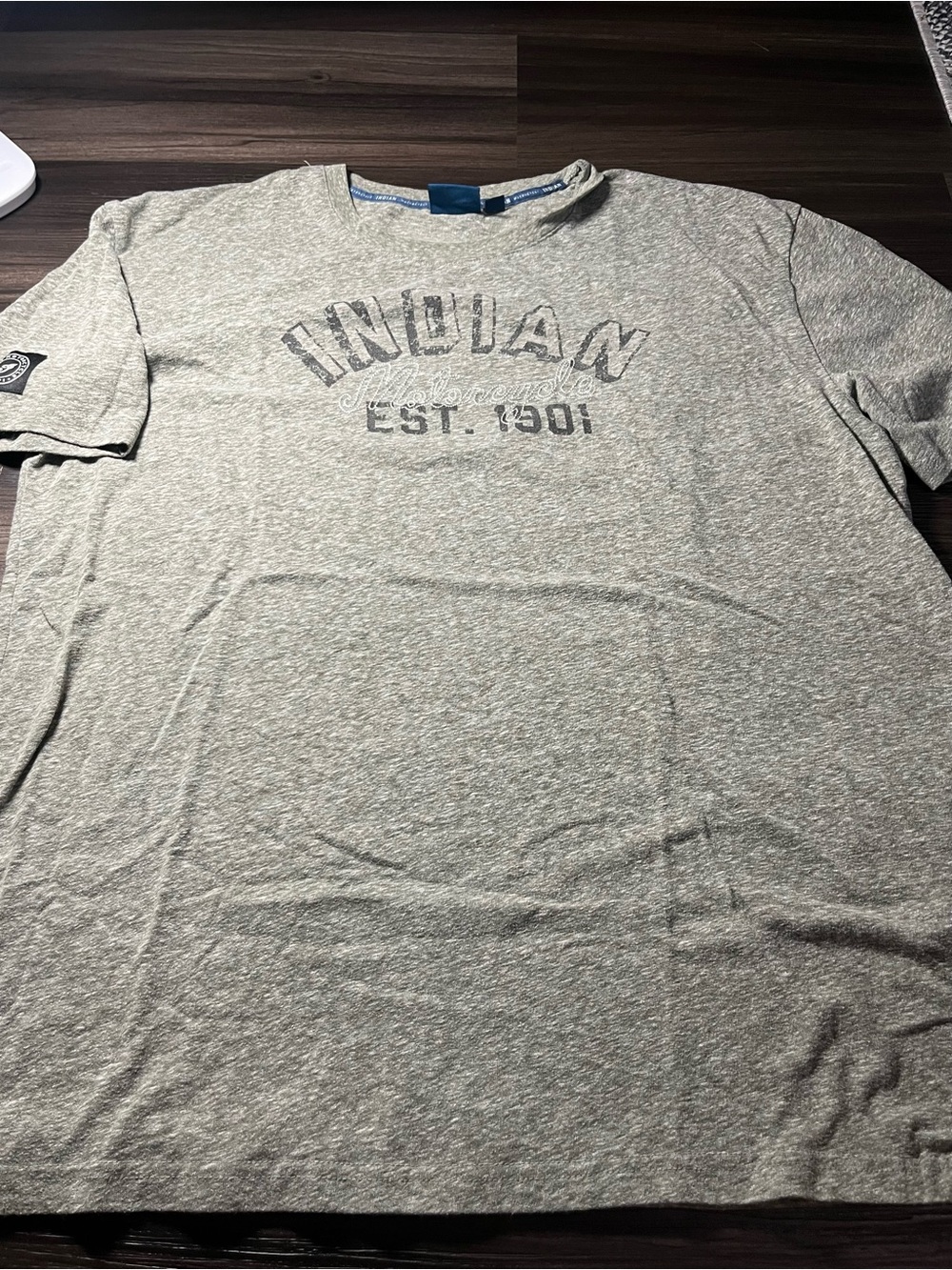 Indian Motorcycle Gray T Shirt EST. 1901 Men’s Size XL